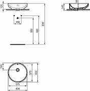 Раковина-чаша Ideal Standard I.Life B 40 T509101 цвет Белый-3