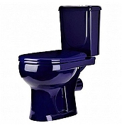 Унитаз компакт Оскольская Керамика Ирида Стандарт 40355130402 цвет Синий с бачком и сиденьем-1