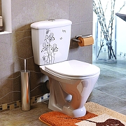 Унитаз компакт Оскольская Керамика Радуга 41901110032 цвет Белый с бачком и сиденьем-2