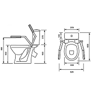 Унитаз компакт Оскольская Керамика Персона Премиум 42301120005 цвет Белый с бачком и сиденьем-2