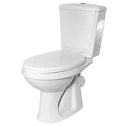 Унитаз компакт Оскольская Керамика Элисса Оптима Стандарт 43901110302 цвет Белый с бачком и сиденьем