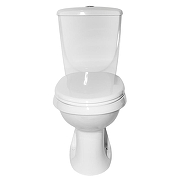 Унитаз компакт Оскольская Керамика Элисса Оптима Стандарт 43901110302 цвет Белый с бачком и сиденьем-1