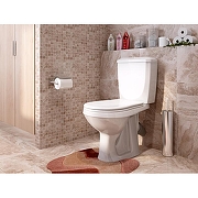 Унитаз компакт Оскольская Керамика Элисса Оптима Стандарт 43901110302 цвет Белый с бачком и сиденьем-2