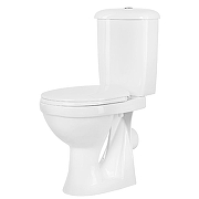 Унитаз компакт Оскольская Керамика Суперкомпакт 44901110522 цвет Белый с бачком и сиденьем