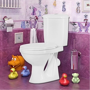 Унитаз компакт Оскольская Керамика Суперкомпакт 44901110522 цвет Белый с бачком и сиденьем-3