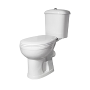 Унитаз компакт Оскольская Керамика Дора 47301100504 цвет Белый с бачком и сиденьем