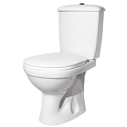 Унитаз компакт Оскольская Керамика Суперкомпакт Стандарт 47301110322 цвет Белый с бачком и сиденьем