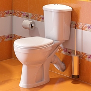 Унитаз компакт Оскольская Керамика Дора Стандарт 47301110702 цвет Белый с бачком и сиденьем-2