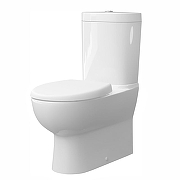 Унитаз компакт Керамин Женева Нова Дуал CS00076900 цвет Белый с бачком и сиденьем Микролифт