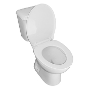 Унитаз компакт Loranto Lino CS-CT8812 цвет Белый с бачком и сиденьем Микролифт-1