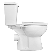 Унитаз компакт Loranto Lino CS-CT8812 цвет Белый с бачком и сиденьем Микролифт-5