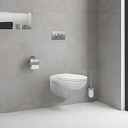 Унитаз Loranto Fredo CS-WH8005 подвесной цвет Белый с сиденьем Микролифт-9