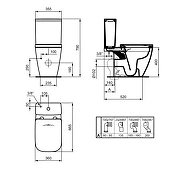 Унитаз биде Ideal Standard I.Life B T537101 цвет Белый без бачка с сиденьем Микролифт-4