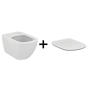 Унитаз Ideal Standard Tesi ZZ0001 подвесной цвет Белый с сиденьем Микролифт