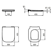 Унитаз Ideal Standard I.Life B ZZ0004 подвесной цвет Белый с сиденьем Микролифт-7