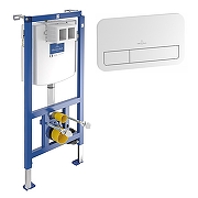 Инсталляция Villeroy&Boch ViConnect 92246100+92249068 для унитаза с клавишей смыва цвет Белый