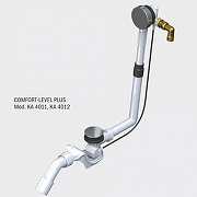 Слив-перелив Kaldewei Comfort-Level Plus 687772370999 полуавтомат с наливом цвет Хром