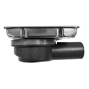 Душевой трап Loranto Libra 150х150 3065.0Y050K.015.1 с решеткой цвет Нержавеющая сталь / под плитку-1