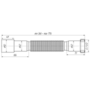 Гофрированная труба Анипласт K106 цвет Белый-1
