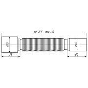 Гофрированная труба Анипласт K435 цвет Белый-1