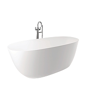 Ванна из искусственного камня Kludi Resa O 180x80 51BF0153 цвет Белый матовый