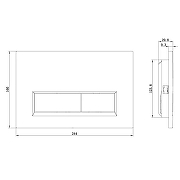Клавиша смыва Kludi Unifix 32PP0153 цвет Белый матовый-1