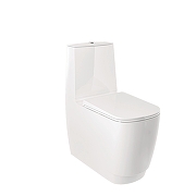 Унитаз Kludi Resa S 27WCB0143 цвет Белый глянцевый без бачка и сиденья