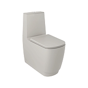 Унитаз Kludi Resa S 27WCB01O2 цвет Серо-бежевый матовый без бачка и сиденья