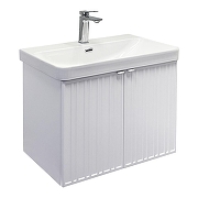 Тумба с раковиной Comforty Тенерифе 70 00-00022172 подвесная цвет Белый матовый