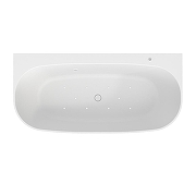Ванна из искусственного камня Whitecross Make 170х80 0219.170080.200.AERO.WH цвет Белый с аэромассажем форсунки Белые