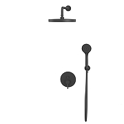 Душевая система Whitecross Y black YSET04BASICBL цвет Черный матовый-1