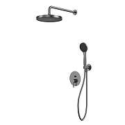 Душевая система Whitecross Y gunmetal YSET04BASICGM цвет Оружейная сталь