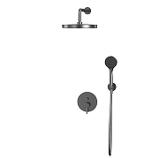 Душевая система Whitecross Y gunmetal YSET04BASICGM цвет Оружейная сталь-1
