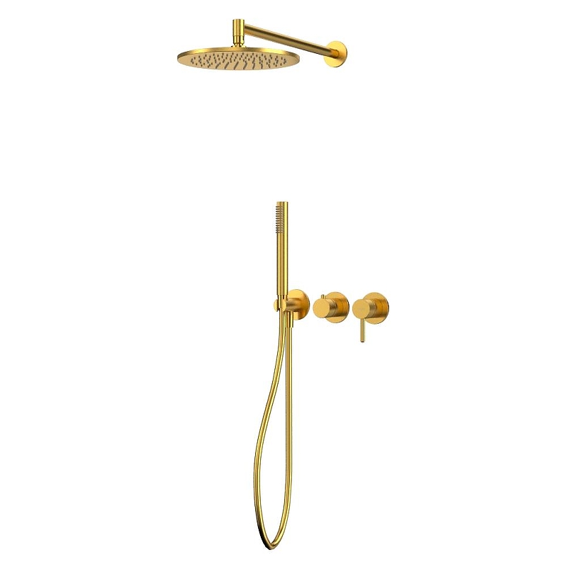 Душевая система Whitecross Y brushed gold YSET13GLB 