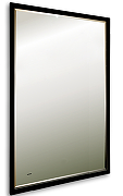 Зеркало Art&Max Aversa 70 AM-Ave-700-1200-DS-F с подсветкой цвет Черный с бесконтактным выключателем