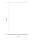 Зеркало Art&Max Aversa 70 AM-Ave-700-1200-DS-F с подсветкой цвет Черный с бесконтактным выключателем-6