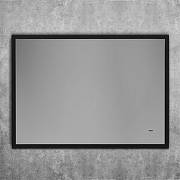 Зеркало Art&Max Aversa 90 AM-Ave-900-650-DS-F с подсветкой цвет Черный с бесконтактным выключателем-1