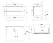 Тумба под раковину Art&Max Bianchi 100 AM-Bianchi-1000-2C-SO-OM подвесная цвет Оливковый матовый-7