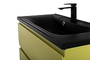 Тумба под раковину Art&Max Bianchi 90 AM-Bianchi-900-2C-SO-OM подвесная цвет Оливковый матовый-2