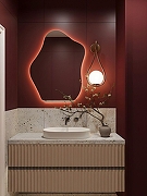 Зеркало Art&Max Como 60 AM-Com-600-800-DS-F с подсветкой с бесконтактным выключателем-2