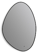 Зеркало Art&Max Como 70 AM-Com-700-1000-DS-F-Nero с подсветкой цвет Черный с бесконтактным выключателем