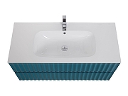 Тумба под раковину Art&Max Elegant 100 AM-ELEGANT-1000-2C-SO-AQ-P подвесная цвет Аквамарин-1