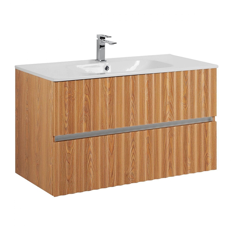 Тумба под раковину Art&Max Elegant 100 AM-ELEGANT-1000-2C-SO-BR-P подвесная 