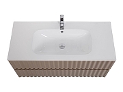 Тумба под раковину Art&Max Elegant 100 AM-ELEGANT-1000-2C-SO-CM-LED подвесная цвет Капучино матовый-1