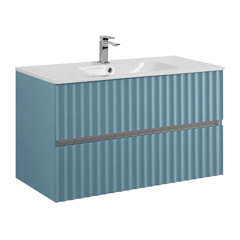 Тумба под раковину Art&Max Elegant 100 AM-ELEGANT-1000-2C-SO-NG-P подвесная 