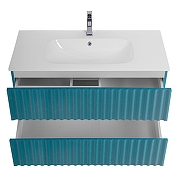 Тумба под раковину Art&Max Elegant 100 AM-ELEGANT-1000-2C-SO-NG-P подвесная цвет Ниагара-2