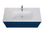 Тумба под раковину Art&Max Elegant 100 AM-ELEGANT-1000-2C-SO-SA-P подвесная цвет Сапфир-1