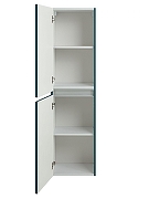 Шкаф пенал Art&Max Elegant 40 AM-ELEGANT-1500-2А-SO-AQ-LED-P подвесной цвет Аквамарин-3