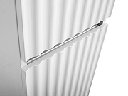 Шкаф пенал Art&Max Elegant 40 AM-ELEGANT-1500-2А-SO-BL-LED-P подвесной цвет Белый глянец-2