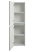 Шкаф пенал Art&Max Elegant 40 AM-ELEGANT-1500-2А-SO-GCM-LED подвесной цвет Светло-серый матовый-3